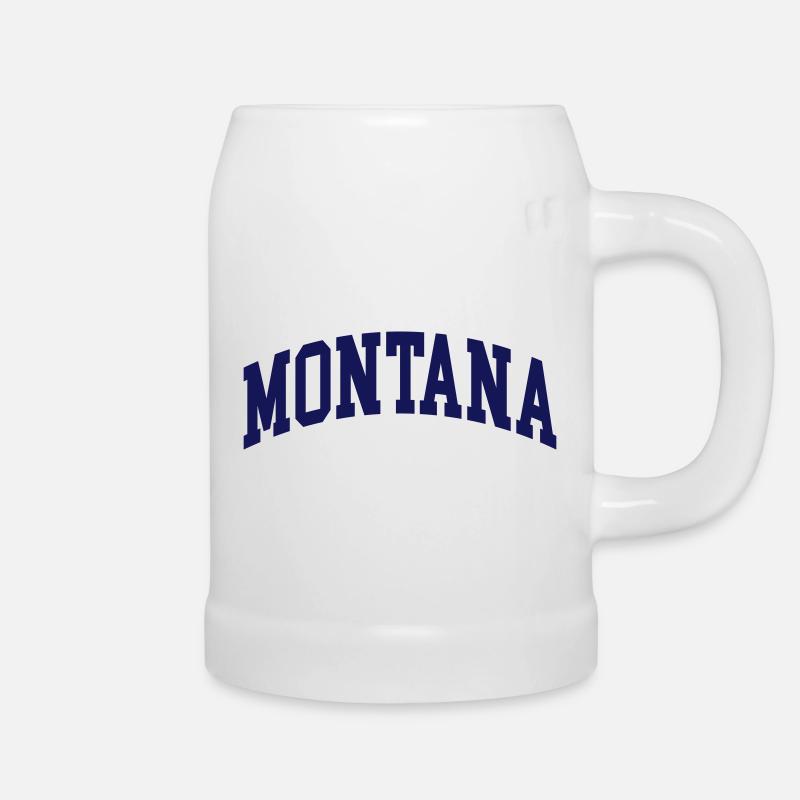 Montana - Bierkrug - Weiß