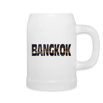 Bangkok - Chope en céramique - blanc - Droite