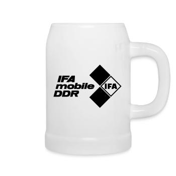 IFA Mobile DDR - Bierkrug - Weiß - Rechts