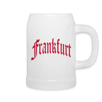 Frankfurt - Bierkrug - Weiß - Rechts