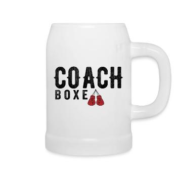 Boxtrainer Boxtrainer | Boxtrainer Geschenk - Bierkrug - Weiß - Rechts