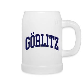 Görlitz - Chope en céramique - blanc - Droite