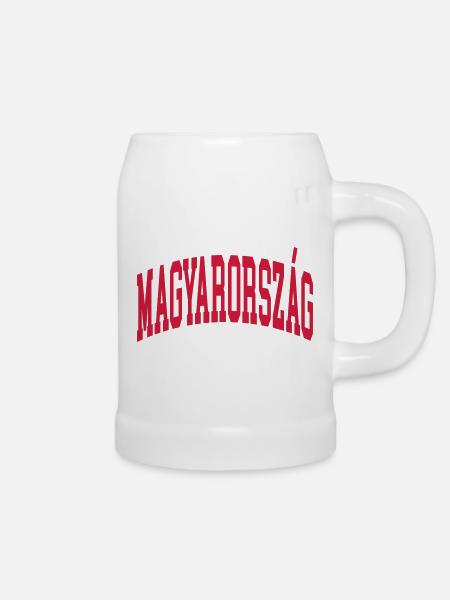 Ungarn - Bierkrug - Weiß