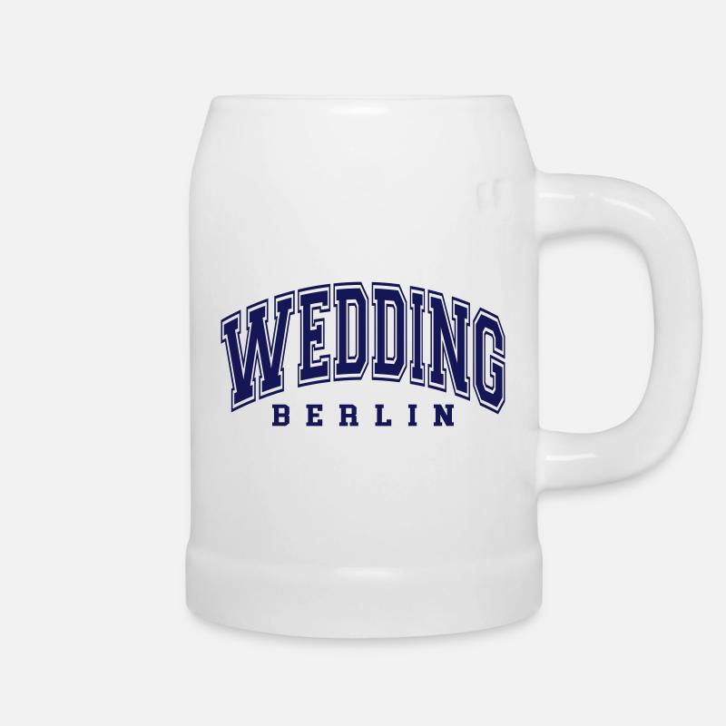 Wedding - Bierkrug - Weiß