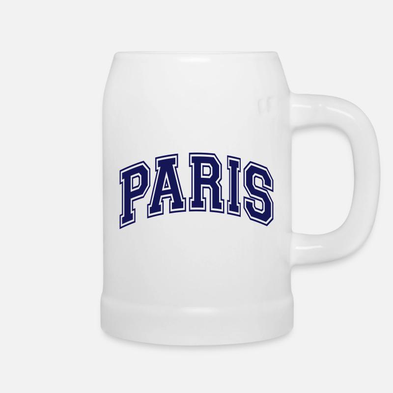 Paris - Bierkrug - Weiß