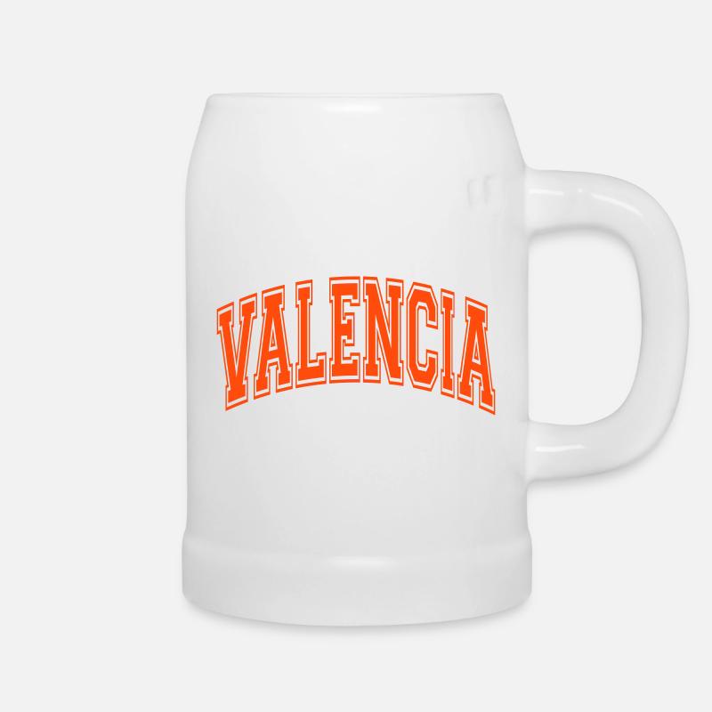 Valencia - Bierkrug - Weiß