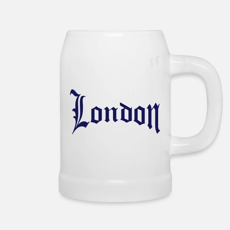London - Beer Mug - white