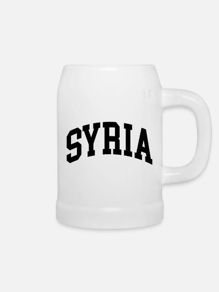 Syrien - Bierkrug - Weiß