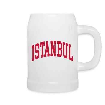 Istanbul - Beer Mug - white - Right