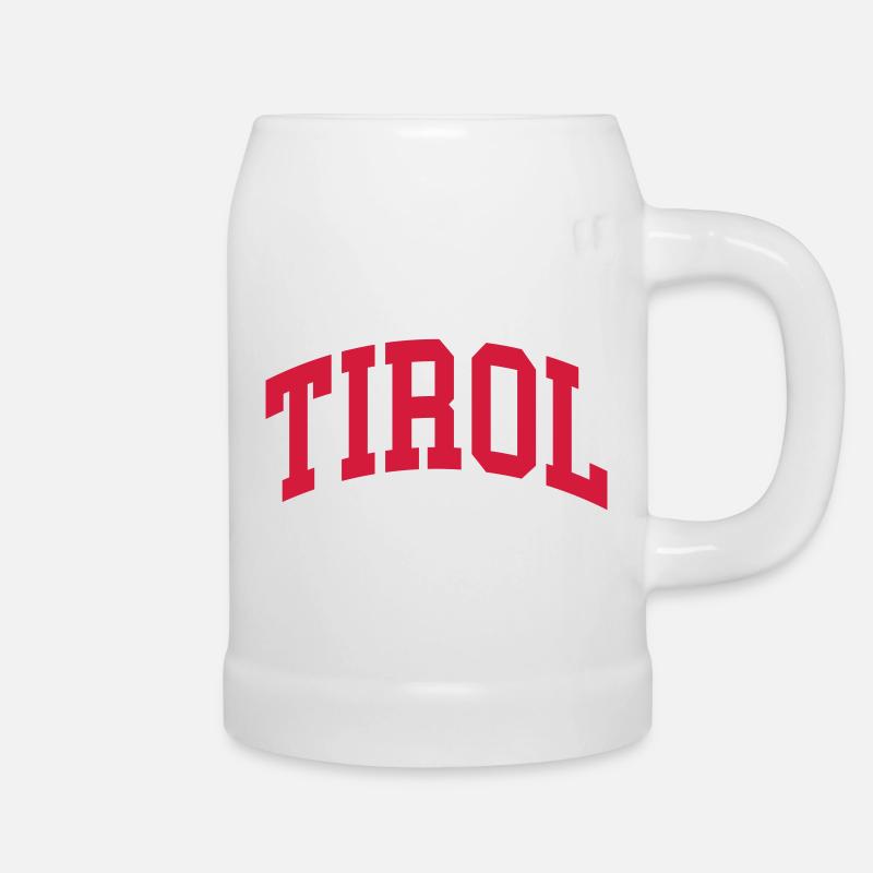 Tirol - Bierkrug - Weiß