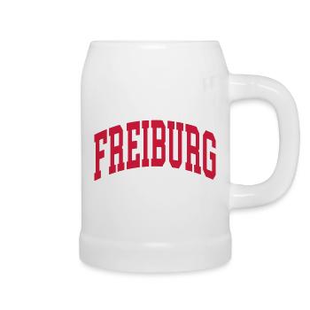 Freiburg - Bierkrug - Weiß - Rechts