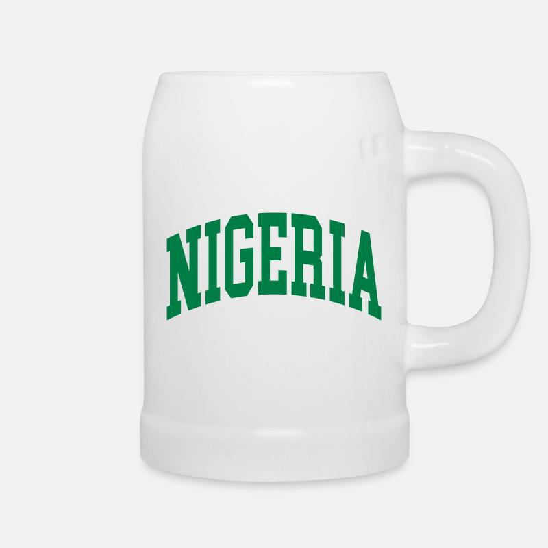 Nigeria - Beer Mug - white
