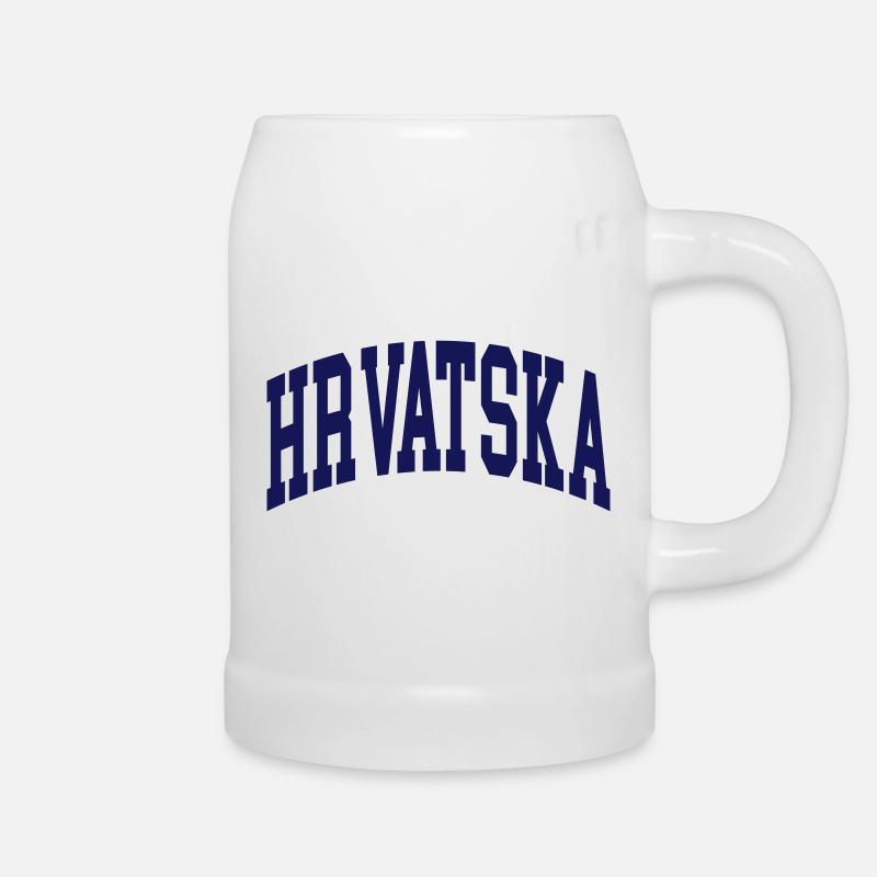 Kroatien - Bierkrug - Weiß