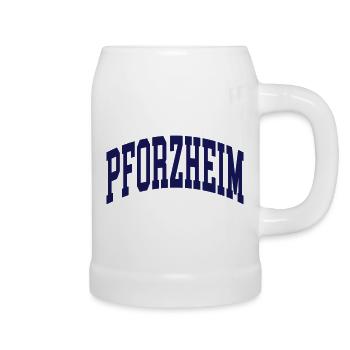 Pforzheim - Chope en céramique - blanc - Droite