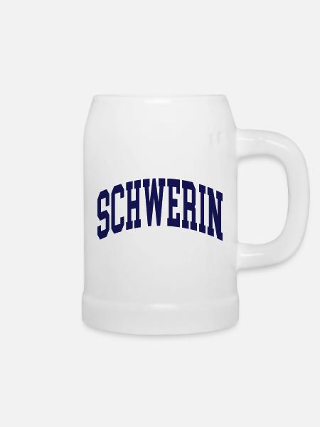 Schwerin - Bierkrug - Weiß