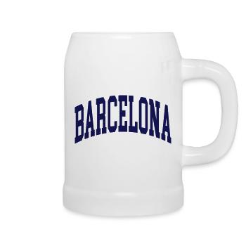Barcelona - Beer Mug - white - Right