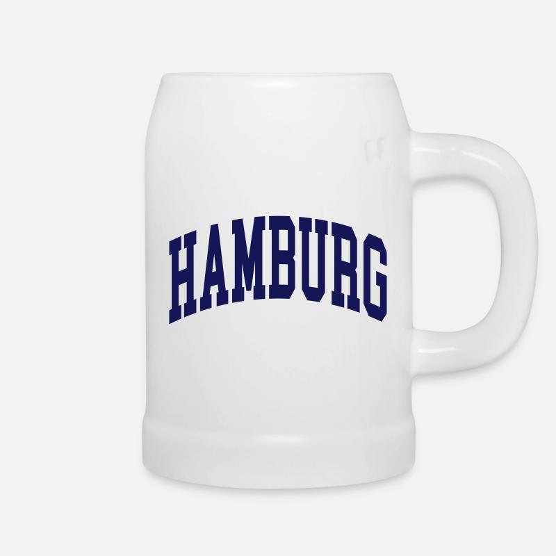 Hamburg - Bierkrug - Weiß