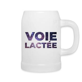 Voie lactée - Chope en céramique - blanc - Droite