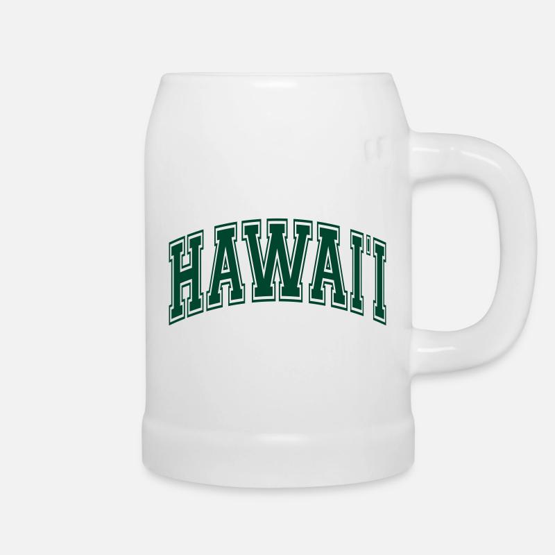 Hawaii - Bierkrug - Weiß