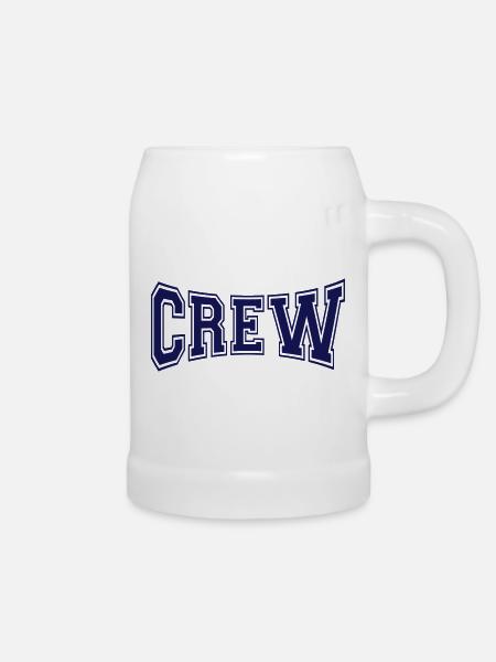 Crew - Bierkrug - Weiß