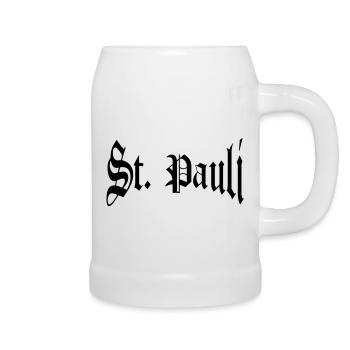 St. Pauli - Bierkrug - Weiß - Rechts