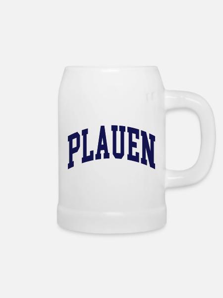 Plauen - Bierkrug - Weiß