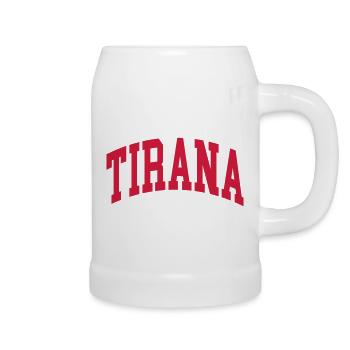 Tirana - Bierkrug - Weiß - Rechts