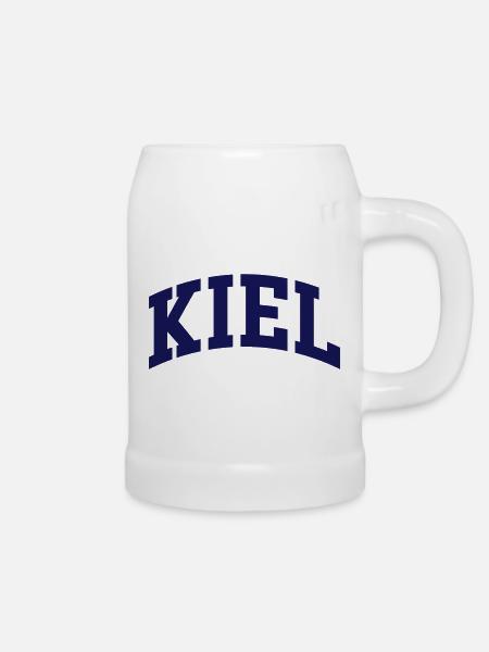 Kiel - Bierkrug - Weiß