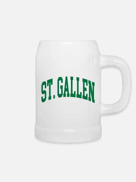 St. Gallen - Bierkrug - Weiß