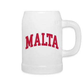 Malta - Bierkrug - Weiß - Rechts