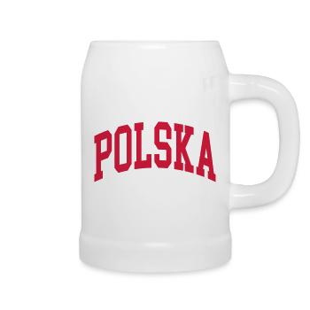 Polen - Bierkrug - Weiß - Rechts