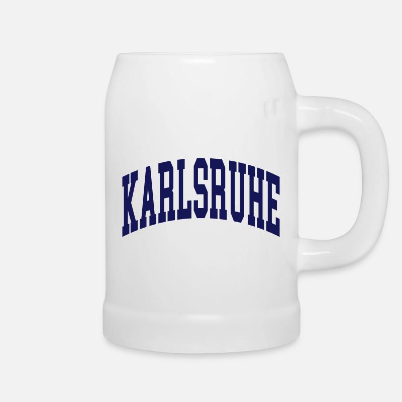 Karlsruhe - Bierkrug - Weiß