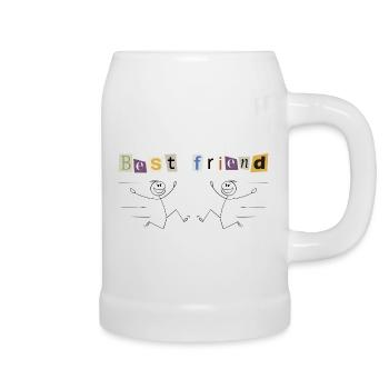BEST FRIEND one - Bierkrug - Weiß - Rechts