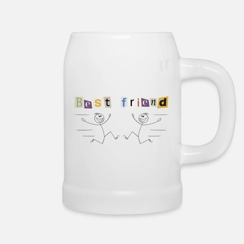 BEST FRIEND one - Bierkrug - Weiß