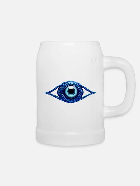 Nazar Blick - Bierkrug - Weiß