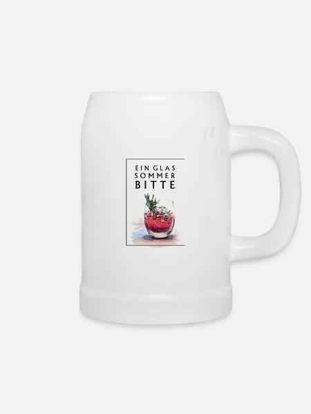 Cocktail - Bierkrug - Weiß