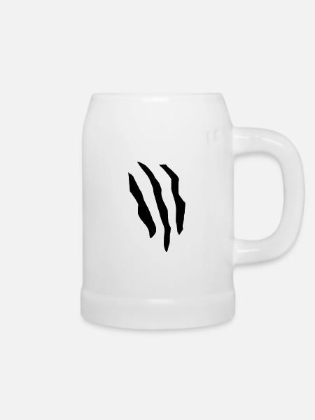 scratch - Bierkrug - Weiß