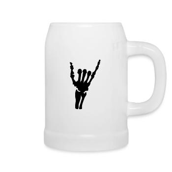 hang_loose_vec_1 fr - Chope en céramique - blanc - Droite