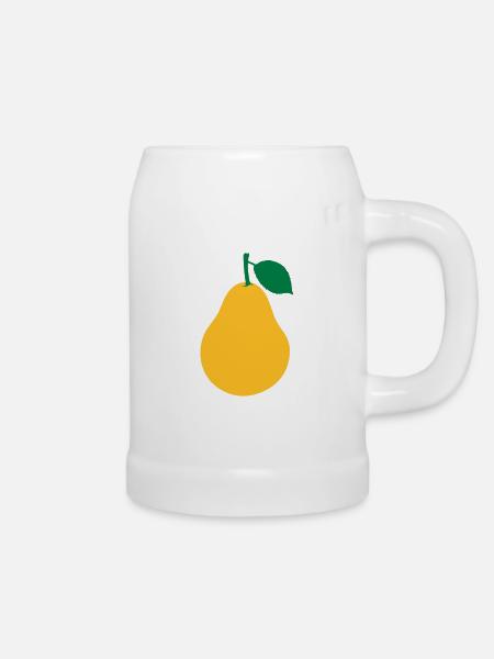 Pear - Bierkrug - Weiß