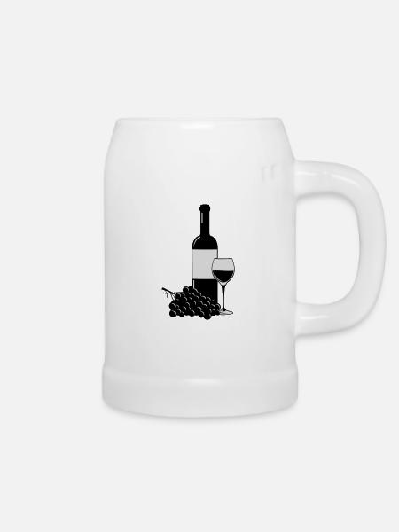 Wein - Bierkrug - Weiß