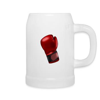 boxing glove - Beer Mug - white - Right