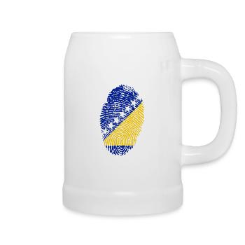 Bosnien und Herzegowina - Bierkrug - Weiß - Rechts