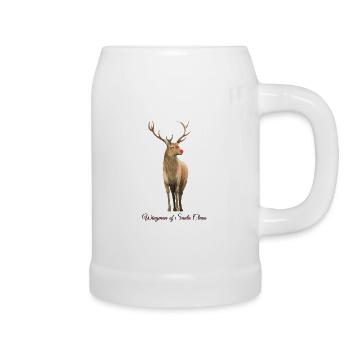 Wingman of Santa - Beer Mug - white - Right