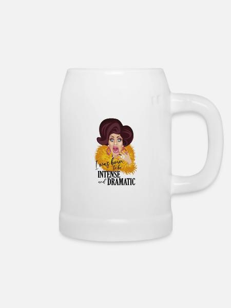 Dramatisch - Bierkrug - Weiß