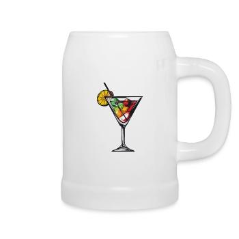 Limonade Drink - Bierkrug - Weiß - Rechts