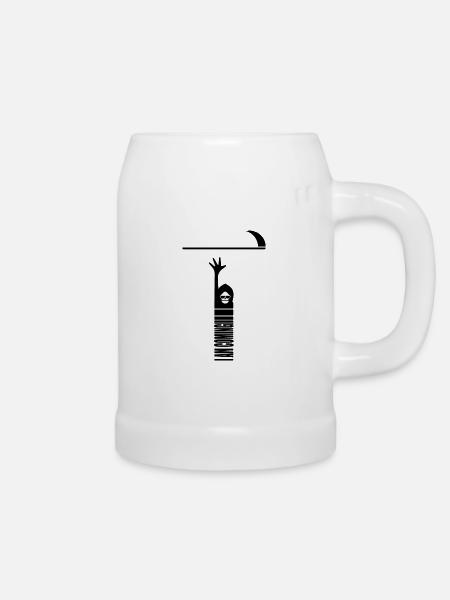 I am coming - Bierkrug - Weiß