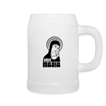 Holy Mary - Beer Mug - white - Right