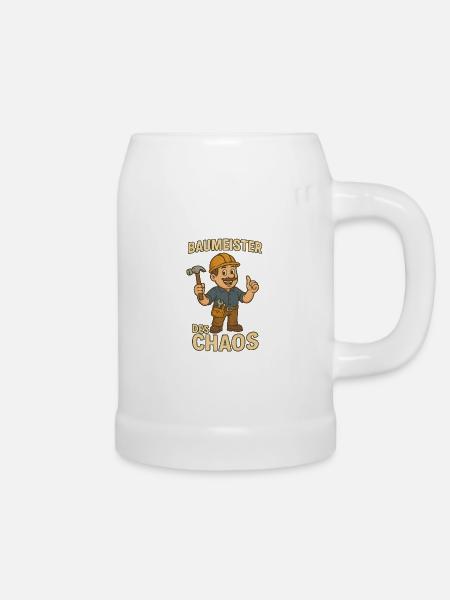 Baumeister - Bierkrug - Weiß