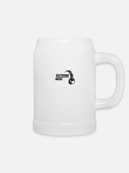 Electronic Music - Bierkrug - Weiß