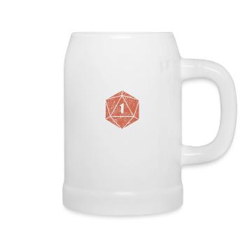 Je suppose que je vais utiliser le cube de rôle en disant - Chope en céramique - blanc - Droite